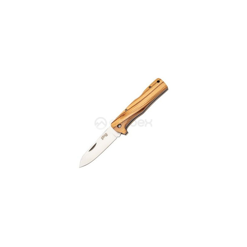 Kišeninis peilis su alyvmedžio medienos rankena Herbertz