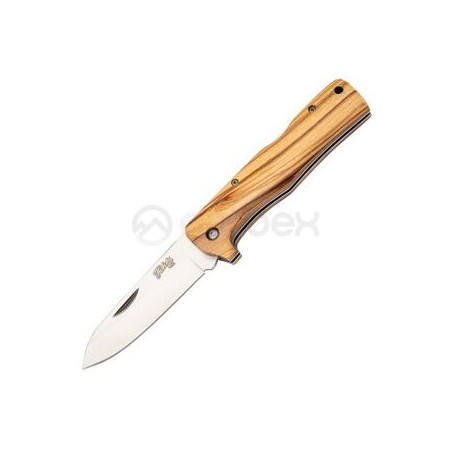 Kišeninis peilis su alyvmedžio medienos rankena Herbertz